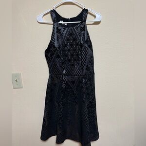 Maurices Elegant Black Textured Dress